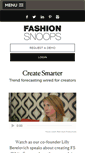 Mobile Screenshot of fashionsnoops.com